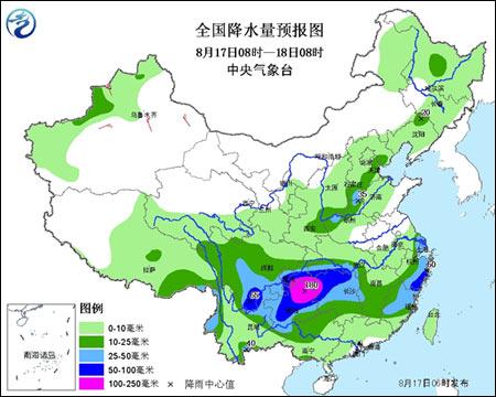 强降雨袭西南江南 重庆贵州局地大暴雨