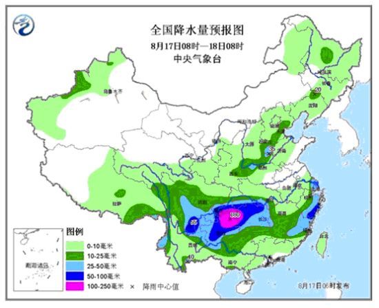 气象台继续发暴雨蓝色预警