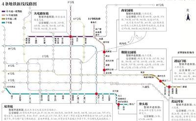 北京12月底将有4条地铁新线运营 7站暂缓开通