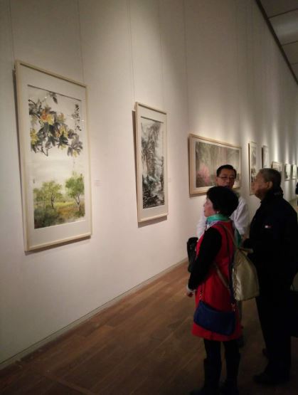 旅希水墨画家卢南英作品入选第二届全球华人书画展
